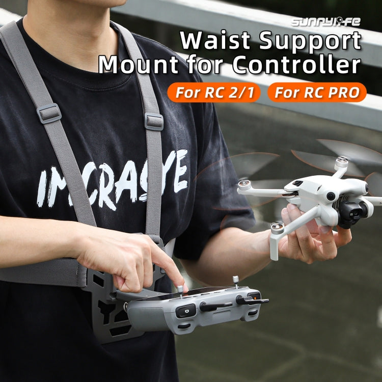 Sunnylife Remote Control Waist Support Bracket Chest Strap, For DJI RC 2 / 1, For DJI RC Pro Sunnylife Remote Control Waist Support Bracket Chest Strap, For DJI RC 2 / 1, For DJI RC Pro